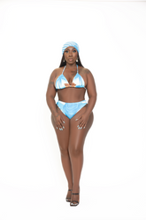 Cuban Blue 3-Piece Swim Set